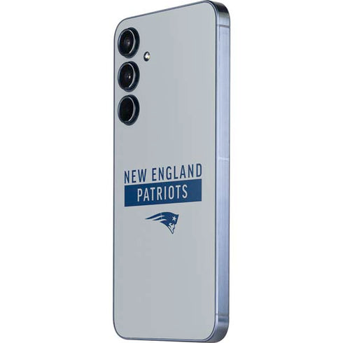 NFL New England Patriots Grey Performance Series Galaxy A35 5G Skin